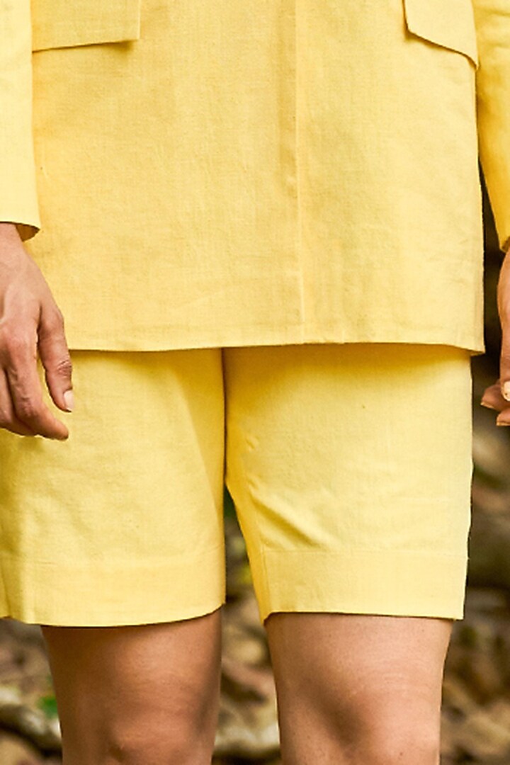 Butter Yellow Organic Cotton Co-Ord Set by Dash and Dot at Pernia's Pop Up Shop
