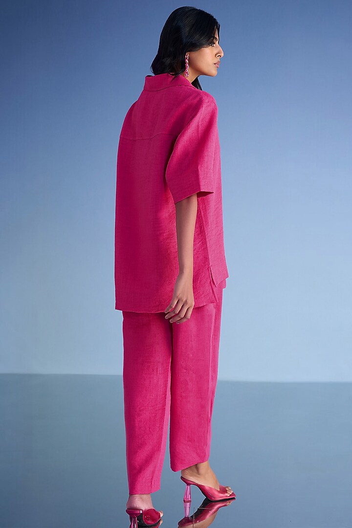 Fuchsia Organic Cotton & Recycled Polyester Co-Ord Set by Dash and Dot at Pernia's Pop Up Shop
