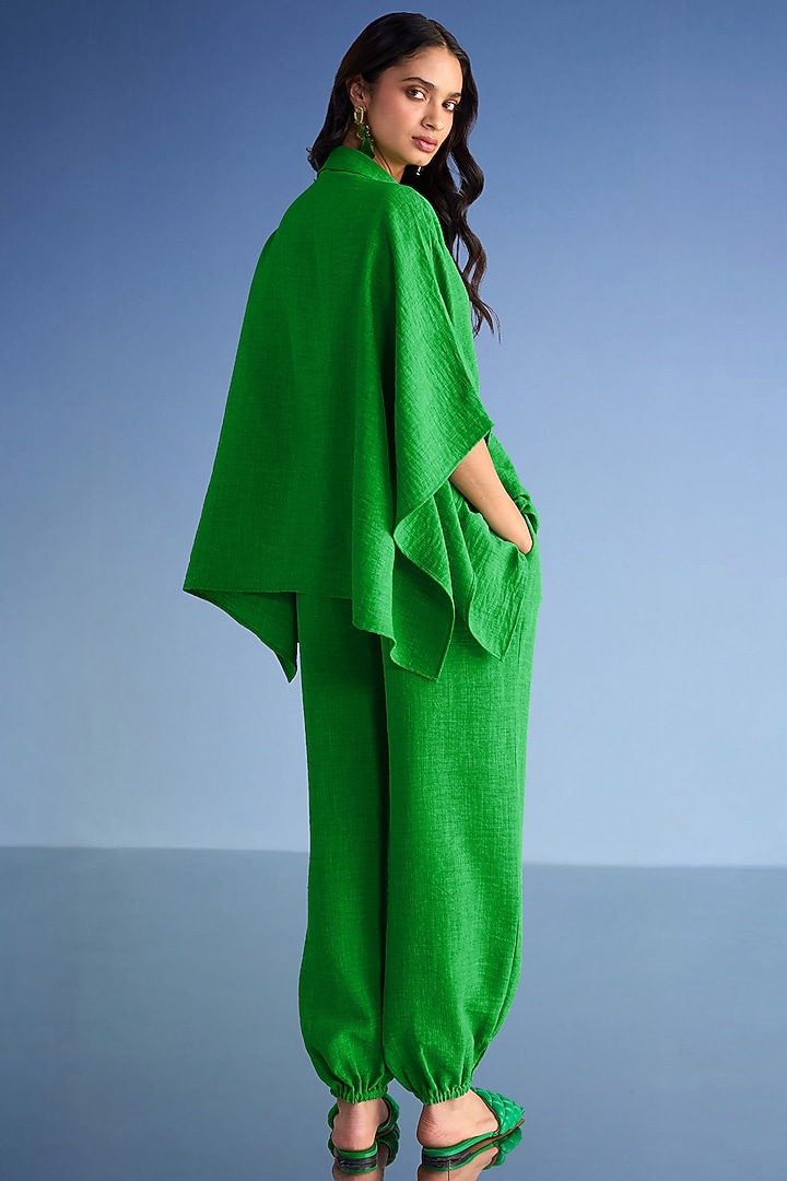 Pear-Colored Organic Cotton & Recycled Polyester Co-Ord Set by Dash and Dot at Pernia's Pop Up Shop