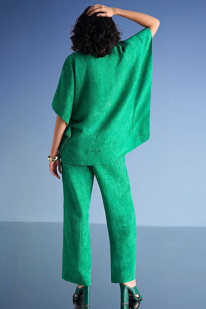 Green Organic Cotton & Recycled Polyester Co-Ord Set by Dash and Dot at Pernia's Pop Up Shop