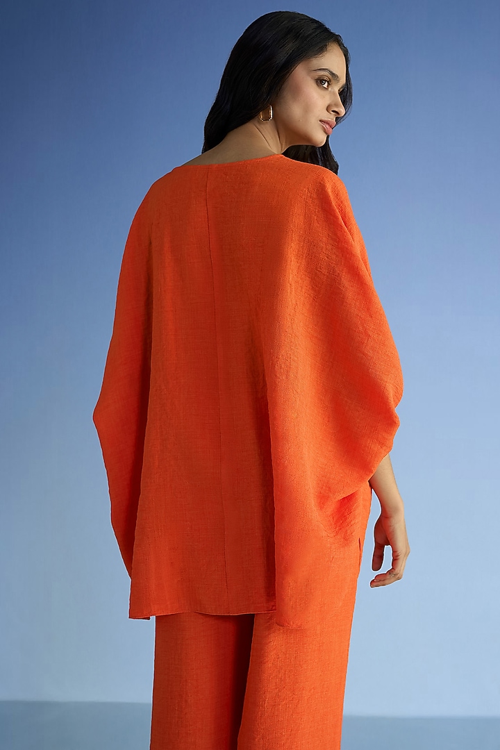 Tangerine Organic Cotton & Recycled Polyester Co-Ord Set by Dash and Dot at Pernia's Pop Up Shop