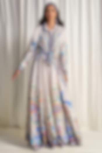Multi-Colored Organic Cotton Printed Skirt by Dash and Dot at Pernia's Pop Up Shop