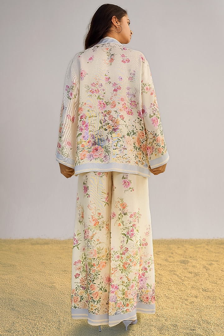 Multi-Colored Viscose Floral Printed Co-Ord Set by Dash and Dot at Pernia's Pop Up Shop