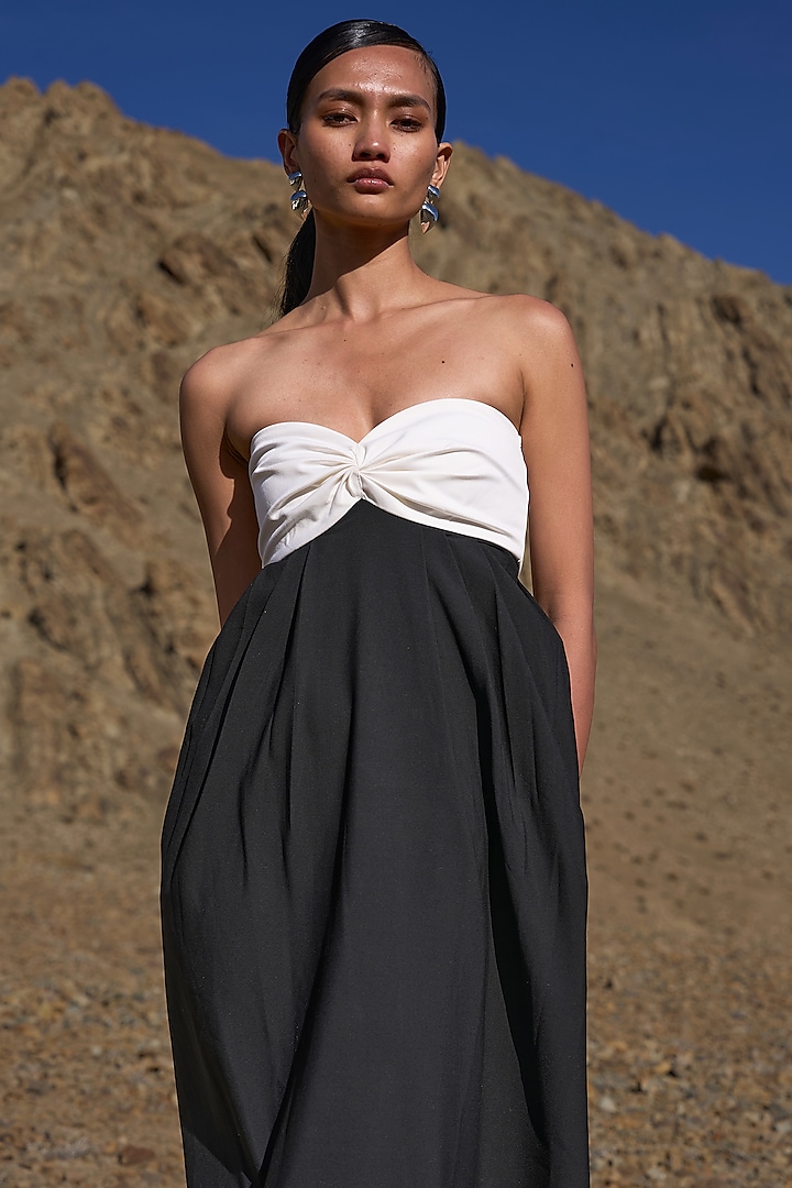strapless midi summer dress Strut & Bolt | Gloria Floral Strapless Midi Dress