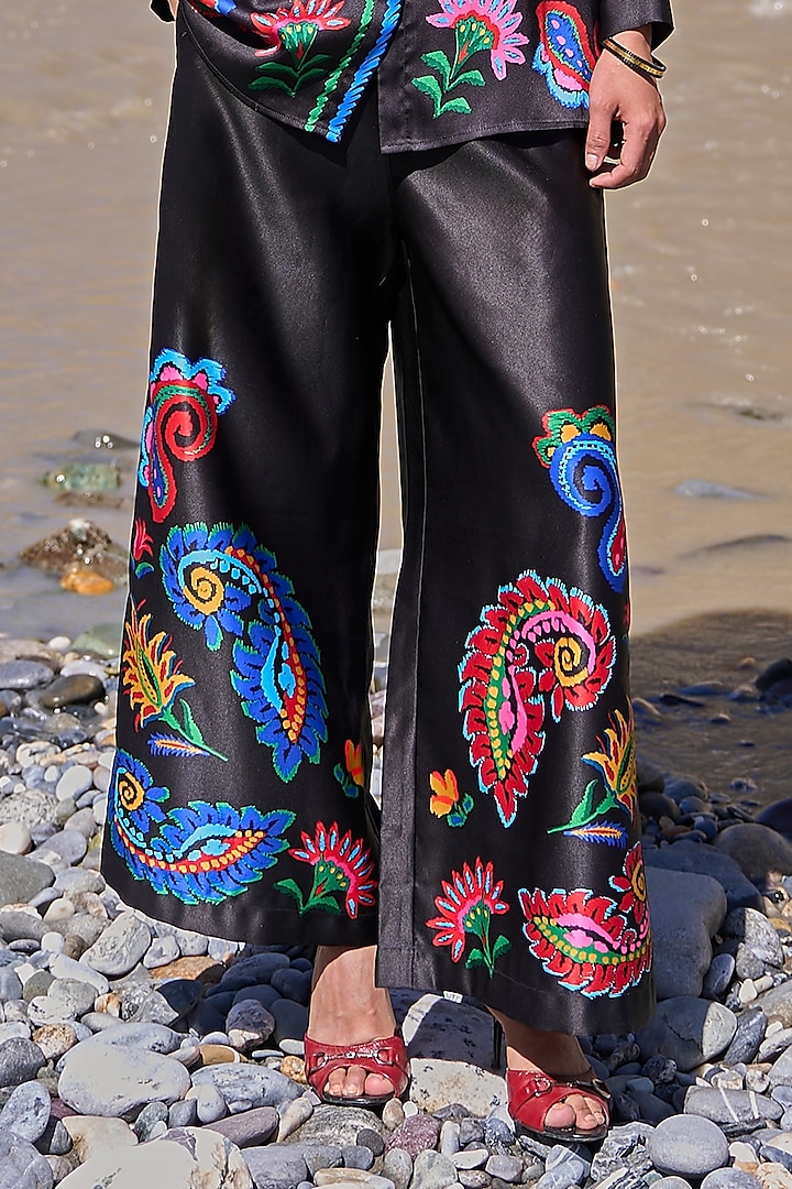Multi-Colored Recycled Polyester Floral Printed Co-Ord Set by Dash and Dot at Pernia's Pop Up Shop