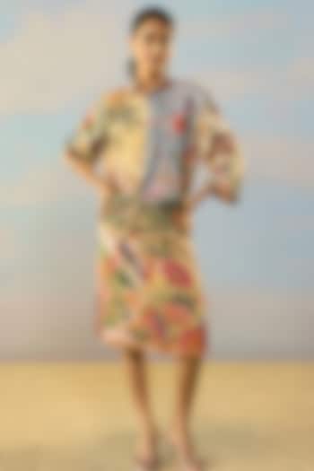 Multi-Colored Viscose Tropical Printed Shirt by Dash and Dot at Pernia's Pop Up Shop