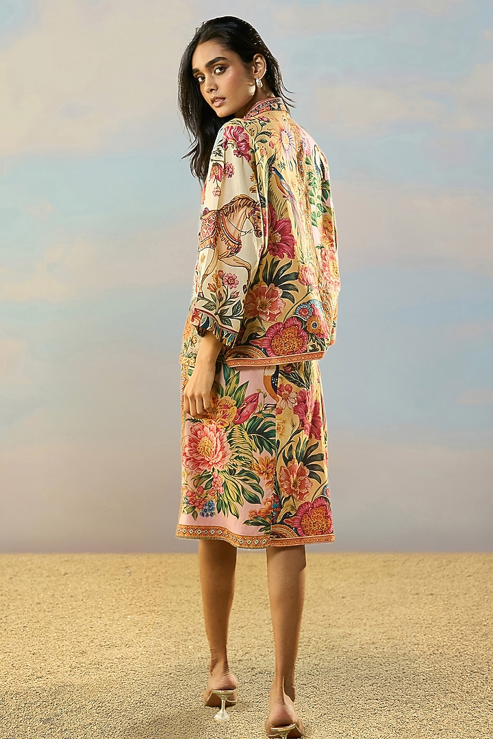 Multi-Colored Viscose Tropical Printed Shirt by Dash and Dot at Pernia's Pop Up Shop