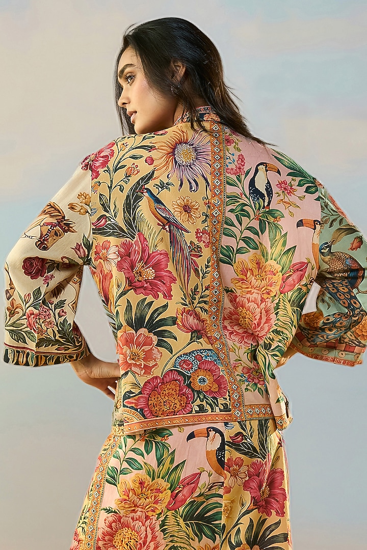 Multi-Colored Viscose Tropical Printed Shirt by Dash and Dot at Pernia's Pop Up Shop