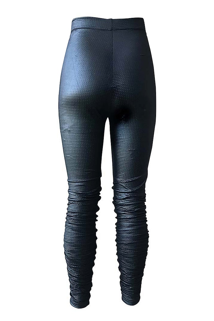 Black Polyester Leggings by Dash and Dot at Pernia's Pop Up Shop