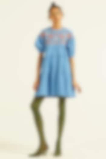 knee length dresses for ladies Umgee Plus Size Linen Tiered Mini Dress main image 0
