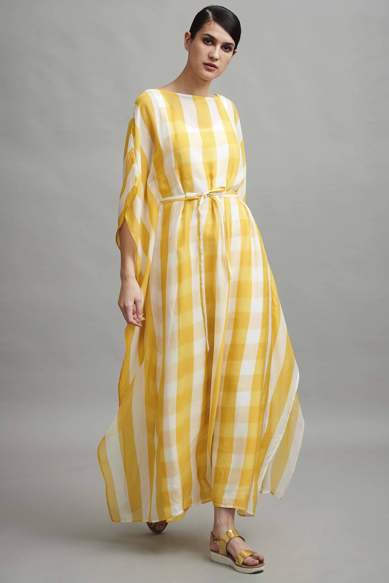 striped kaftan