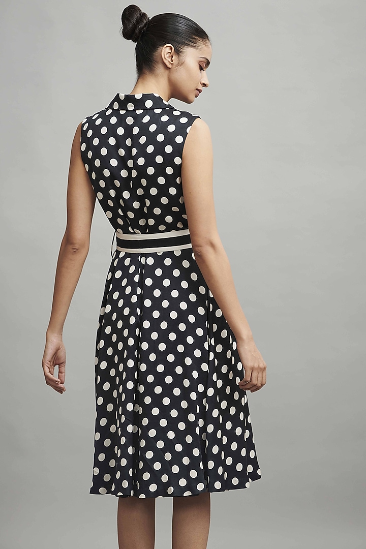 Black & White Printed Summer Dress by Dash and Dot at Pernia's Pop Up Shop