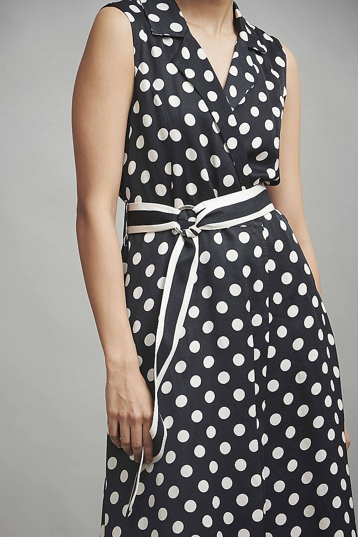 Black & White Printed Summer Dress by Dash and Dot at Pernia's Pop Up Shop