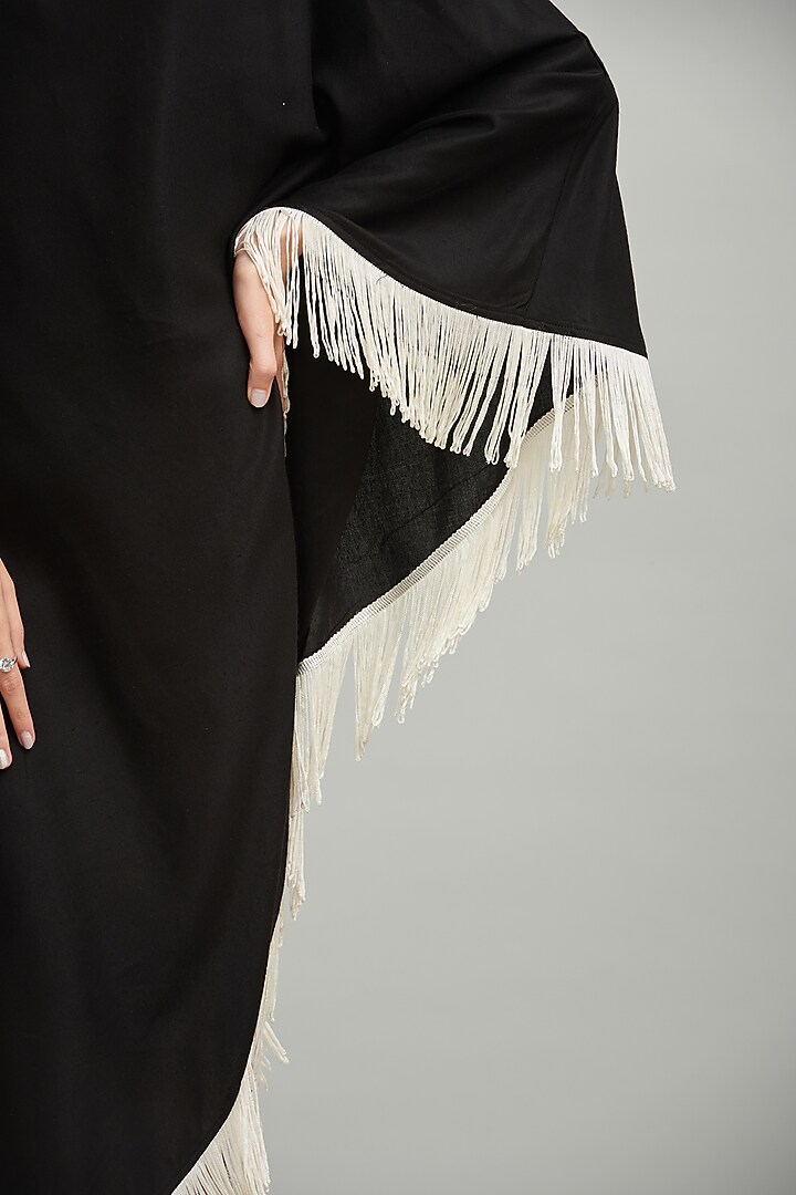 Black Viscose One-Shoulder Maxi Summer Dress by Dash and Dot at Pernia's Pop Up Shop