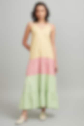 Multi-Colored Tiered Summer Dress by Dash and Dot at Pernia's Pop Up Shop