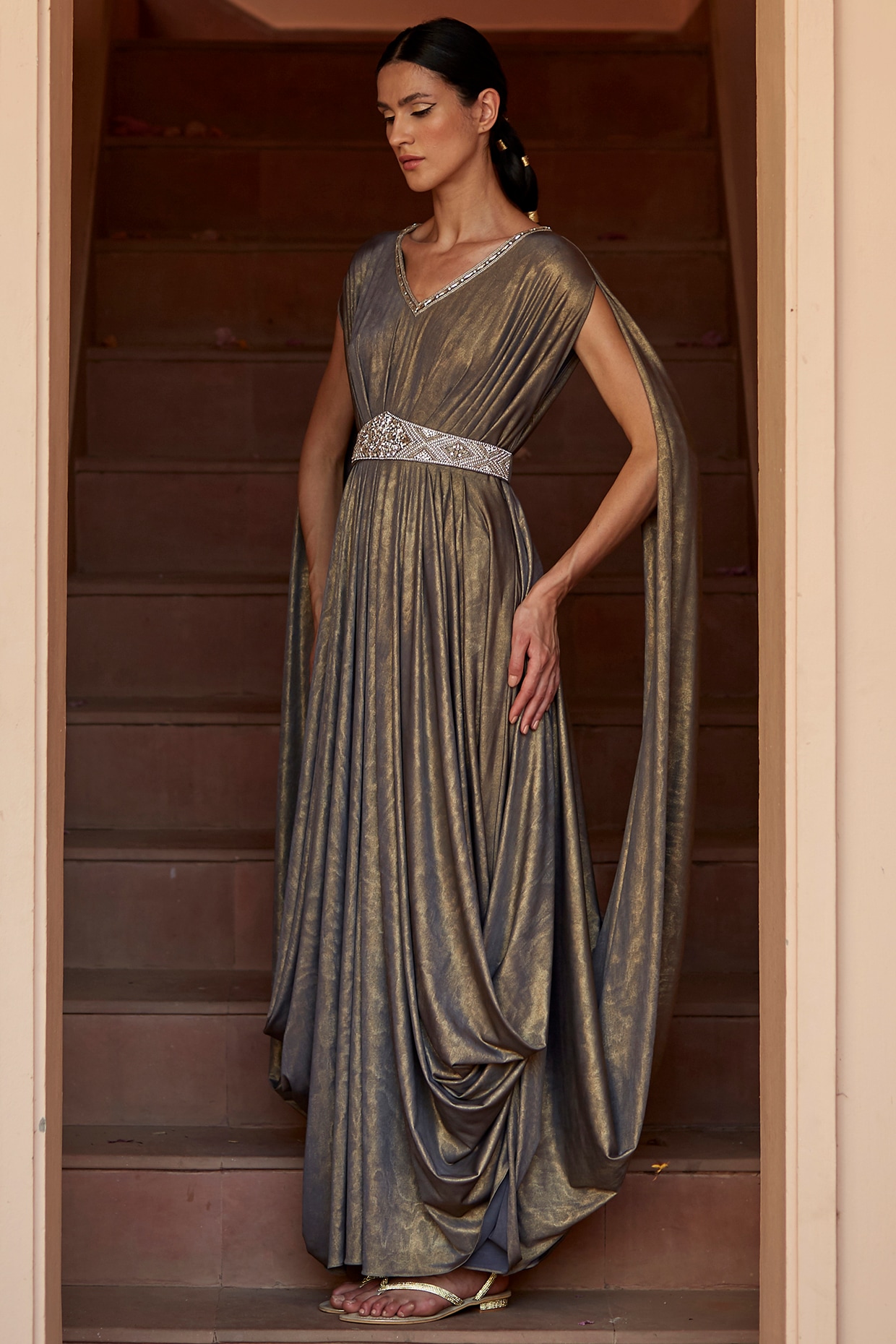 Malaika Arora's Gold Metallic Dress Worth Rs. 40,000 Is A Perfect Pick For  This Festive Season