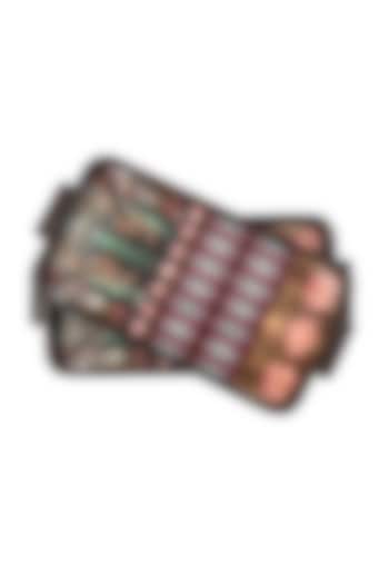 Wine Peacock Oversized Trays (Set of 2) by Artychoke at Pernia's Pop Up Shop