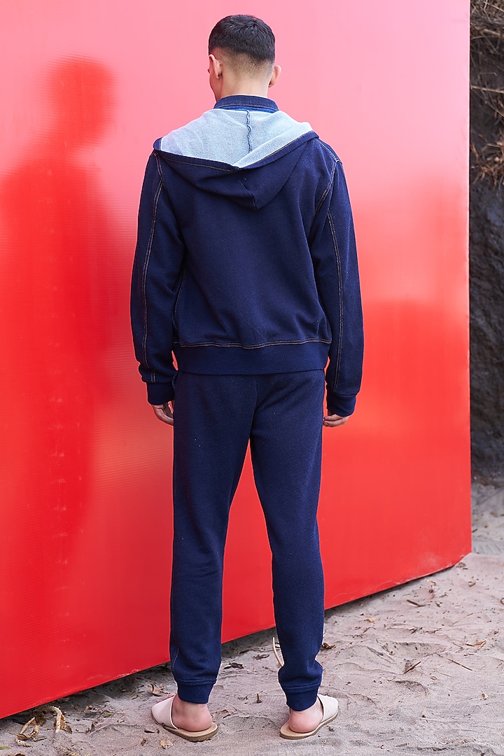 Indigo Cotton Co-Ord Set by Dash and Dot Men at Pernia's Pop Up Shop