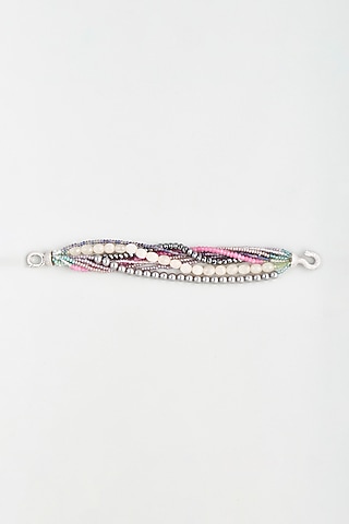 Multi-Colored Twisted Bracelet by Desi Bijouu