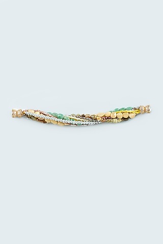 Multi-Colored Beaded Bracelet by Desi Bijouu