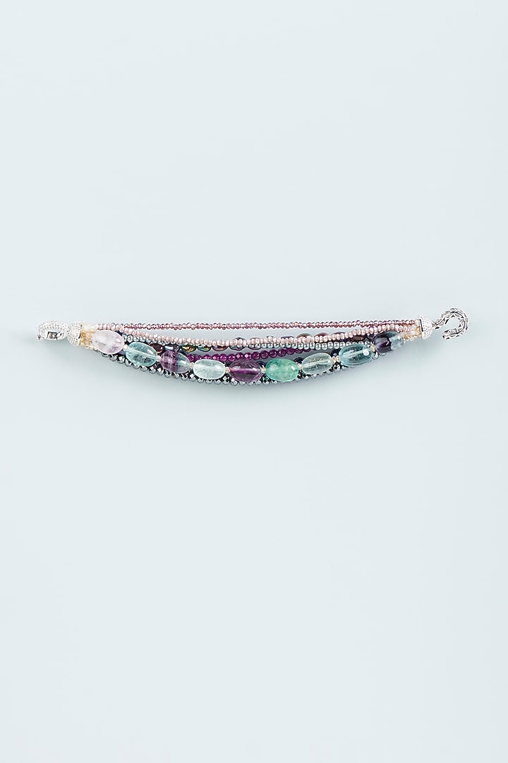 Multi-Colored Beaded Bracelet by Desi Bijouu at Pernia's Pop Up Shop