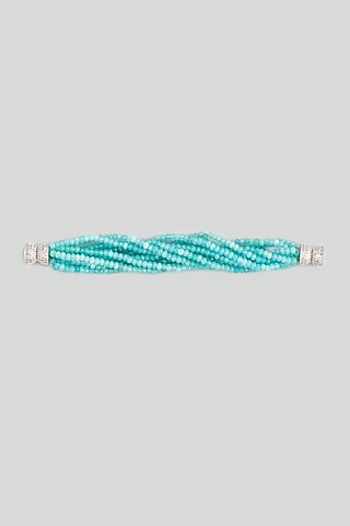 Green Shaded Crystal Bracelet by Desi Bijouu