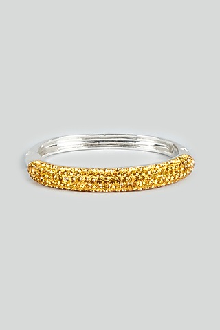 Yellow Swarovski Bracelet by Desi Bijouu