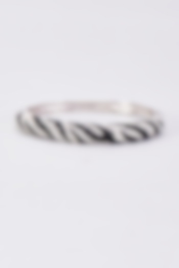 Two Tone Finish Black Swarovski Bracelet by Desi Bijouu at Pernia's Pop Up Shop