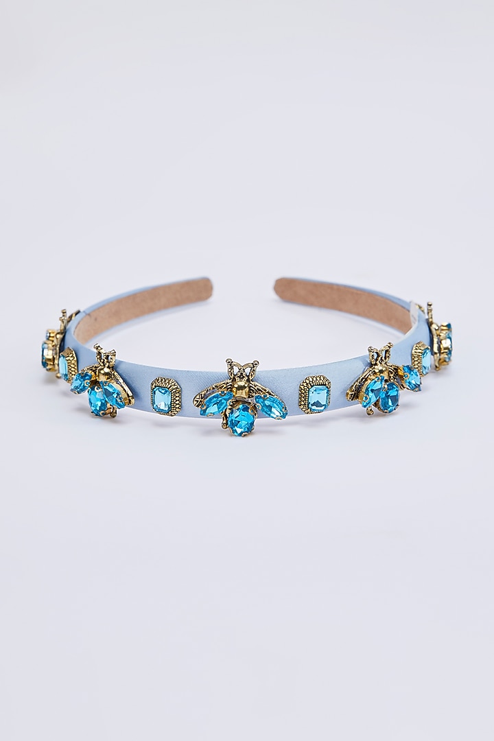 Gold Finish Motif Hairband by Desi Bijouu at Pernia's Pop Up Shop