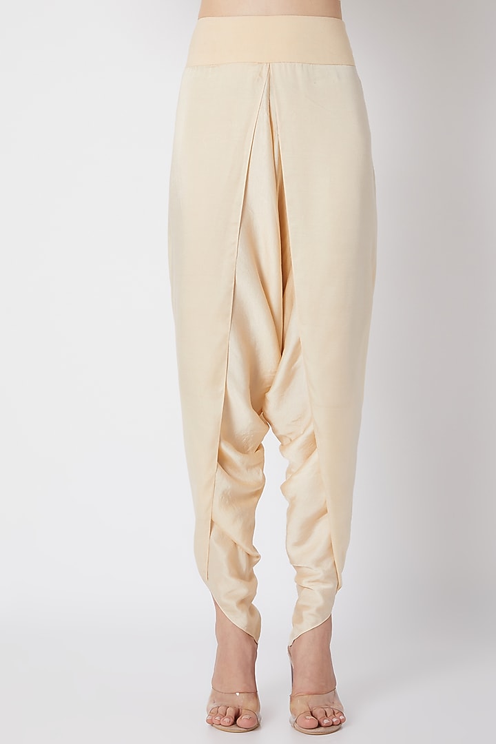 Yellow Embroidered & Printed Jacket With Pants by Debyani at Pernia's Pop Up Shop
