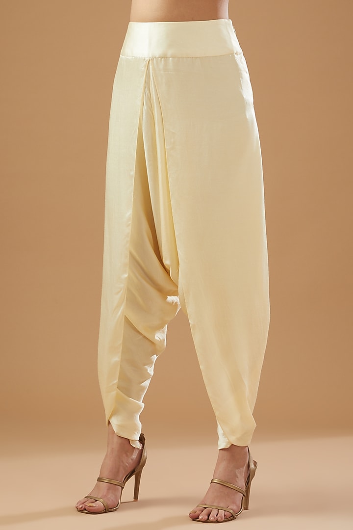 Green Chanderi Embroidered Jacket Set by Debyani at Pernia's Pop Up Shop