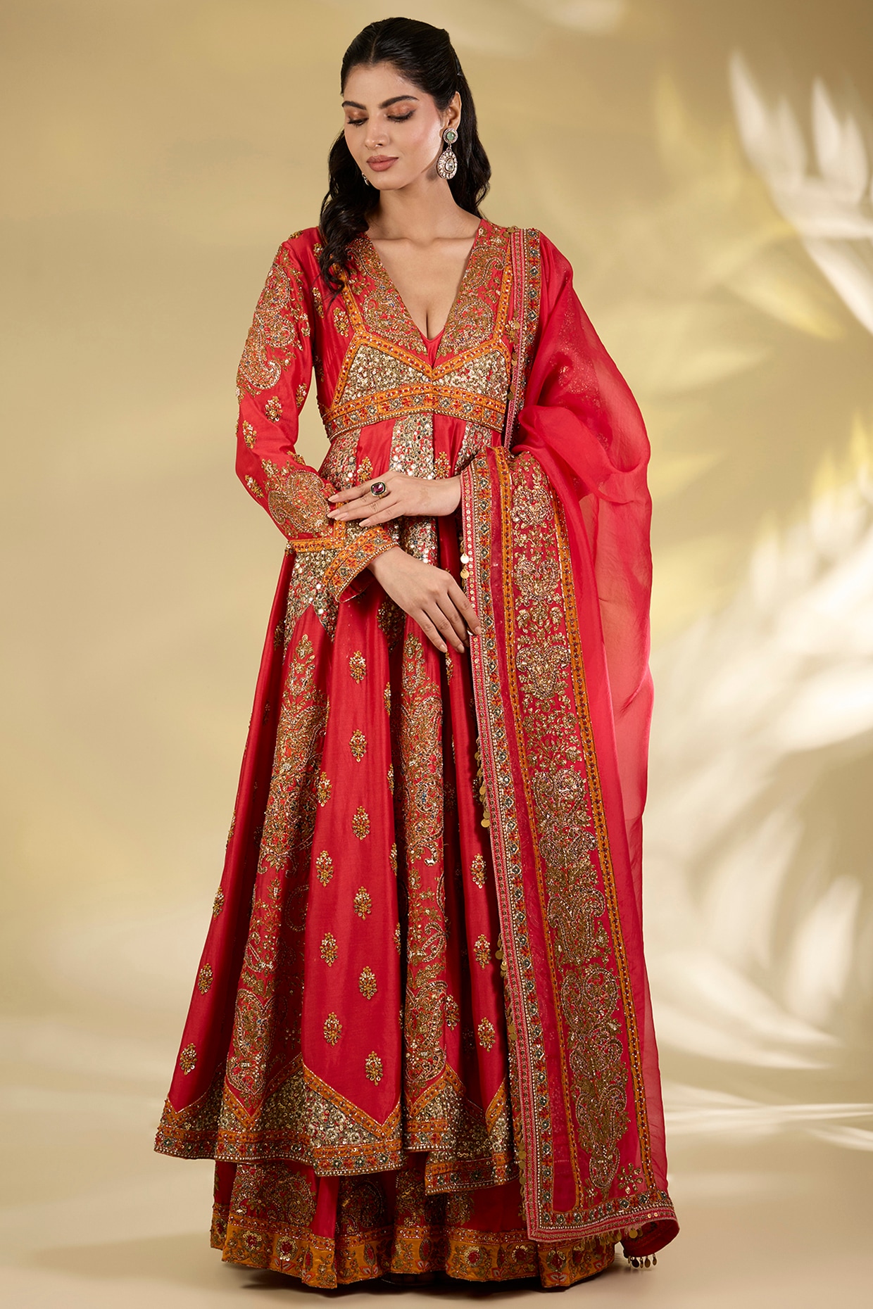 Buy Gujarati Frock Suit for Women Online from India's Luxury Designers 2025