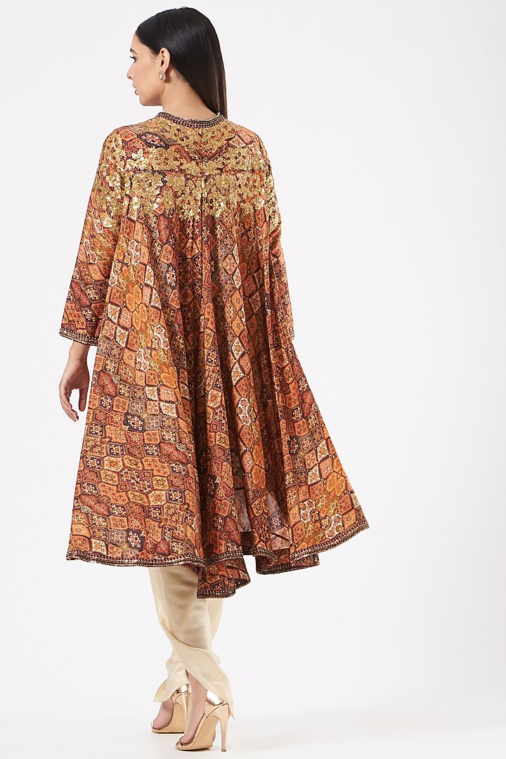Multi-Colored Printed Jacket Set by Debyani at Pernia's Pop Up Shop