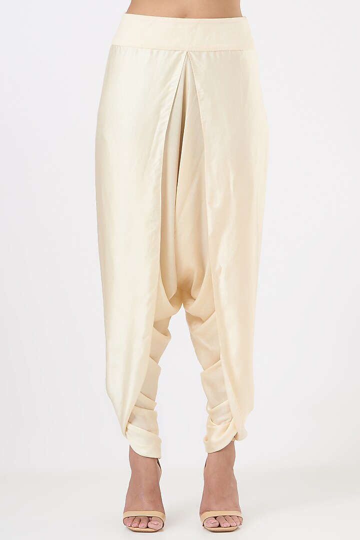 Pale Blue Trail Jacket Set With Sequins Work by Debyani at Pernia's Pop Up Shop