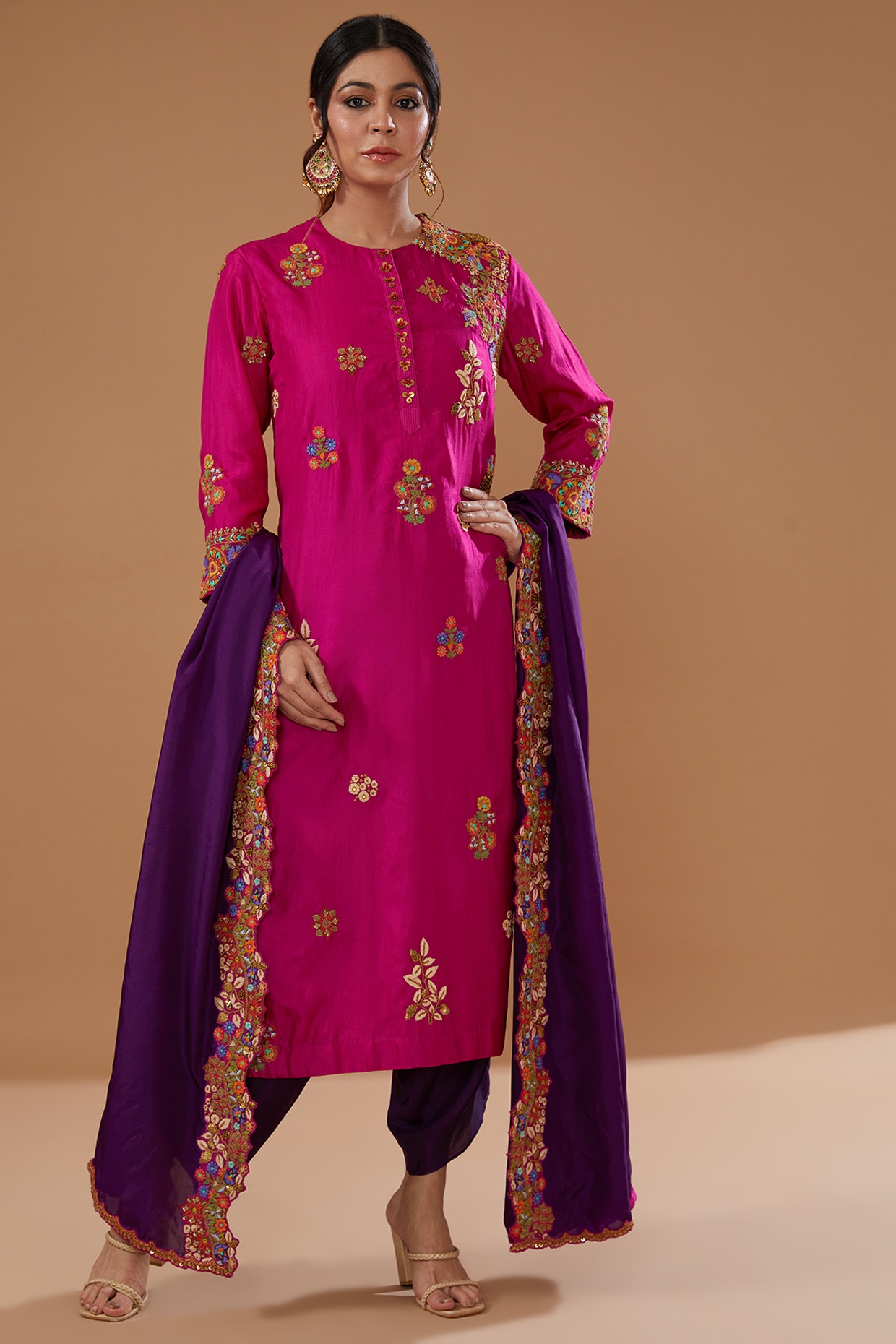 Elegant Silk Kurtis | Women Silk Tunics by Snehal Creation