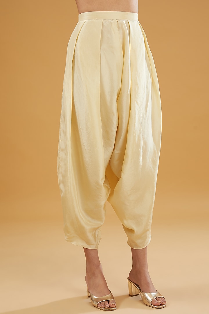 Multi-Colored Organza Mirror Work Kurta Set by Debyani at Pernia's Pop Up Shop