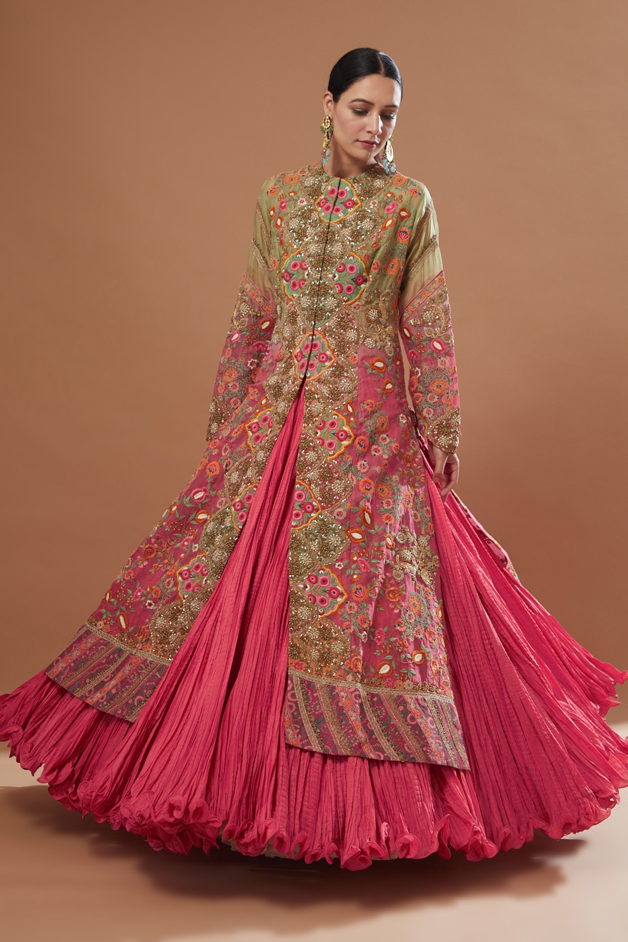 Jacket Lehengas | Buy Designer Jacket Lehengas Online | Frontier Raas