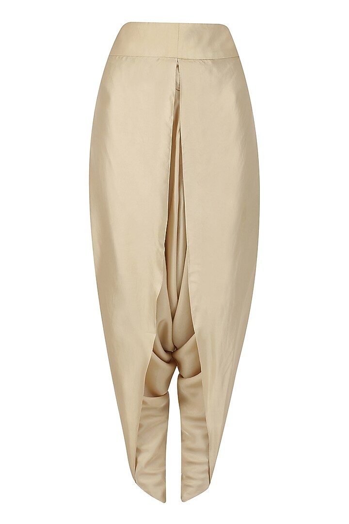 Pale grey sequinned trail jacket and dhoti pants set available only at Pernia's Pop Up Shop.