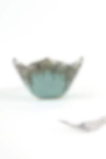 Aqua Blue Ceramic Bowl by Ddevcraft