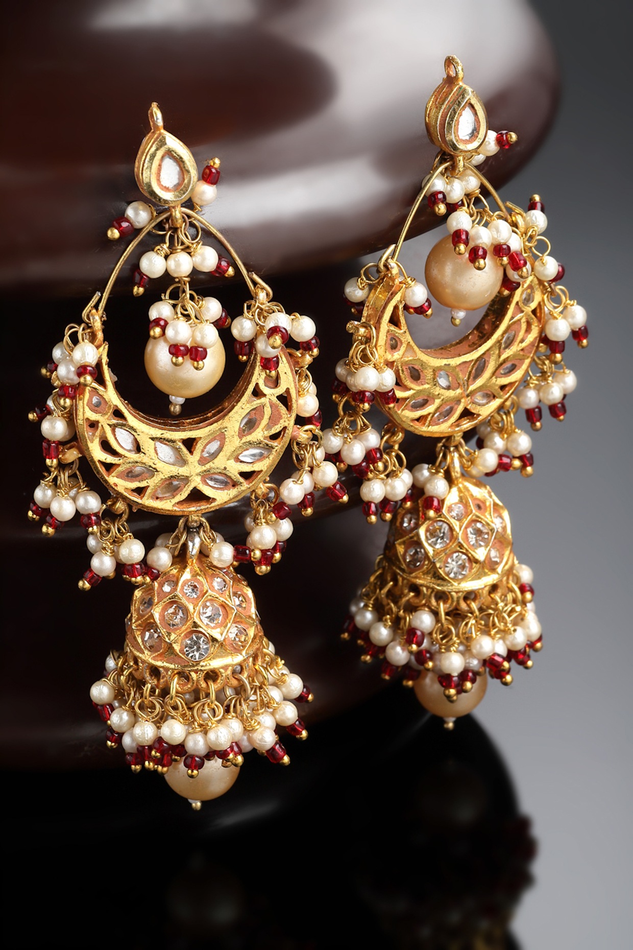 Dazzling Dreams Diamond Jhumka Earrings | Khwaahish Diamond Jewellery