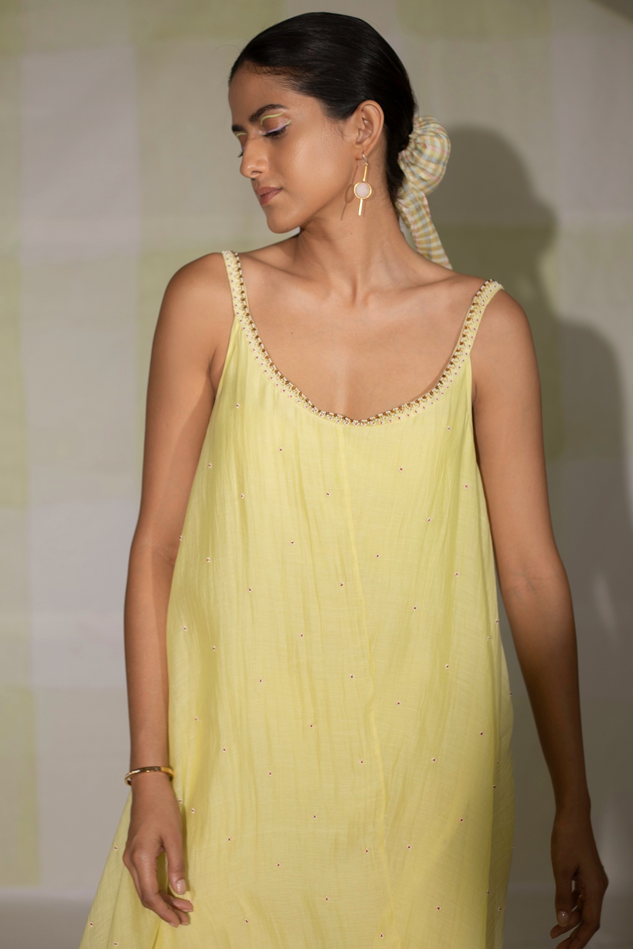 Deep 2025 yellow dress