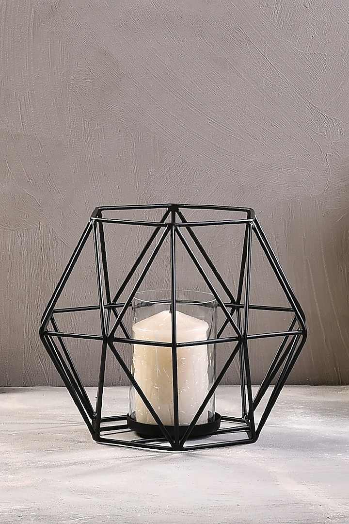 Black Metal Candle Stand by The 7 Dekor at Pernia's Pop Up Shop