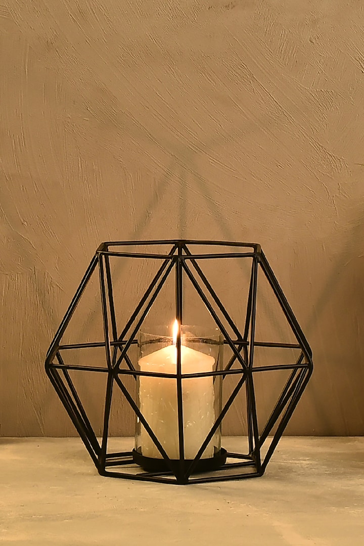 Black Metal Candle Stand by The 7 Dekor at Pernia's Pop Up Shop