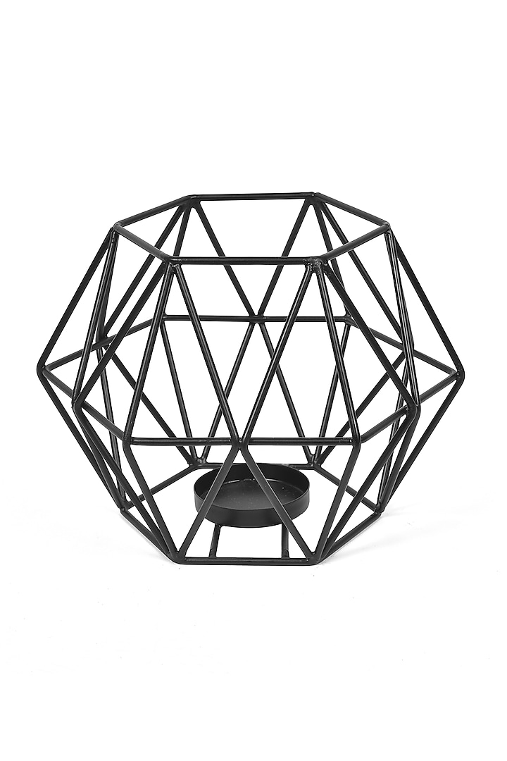 Black Metal Candle Stand by The 7 Dekor at Pernia's Pop Up Shop