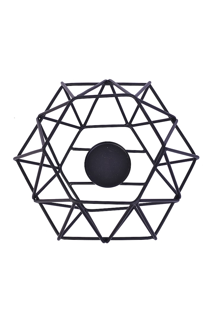 Black Metal Candle Stand by The 7 Dekor at Pernia's Pop Up Shop