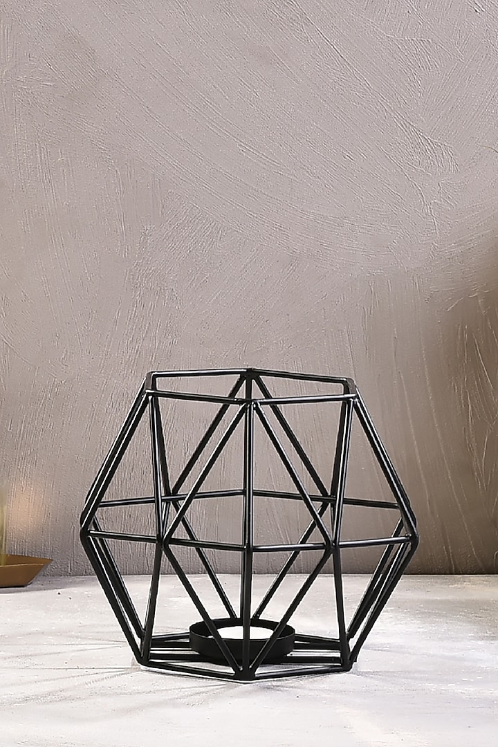 Black Metal Candle Stand by The 7 Dekor at Pernia's Pop Up Shop