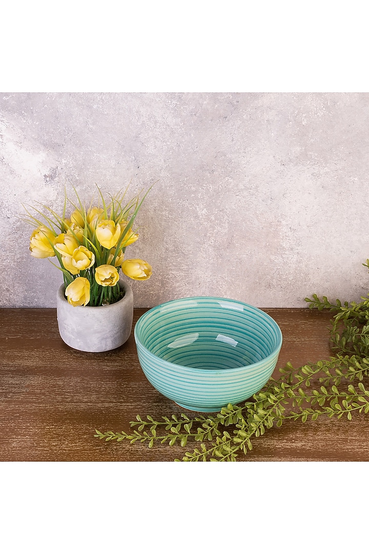 Sea Green Ceramic Bowl by The 7 Dekor at Pernia's Pop Up Shop