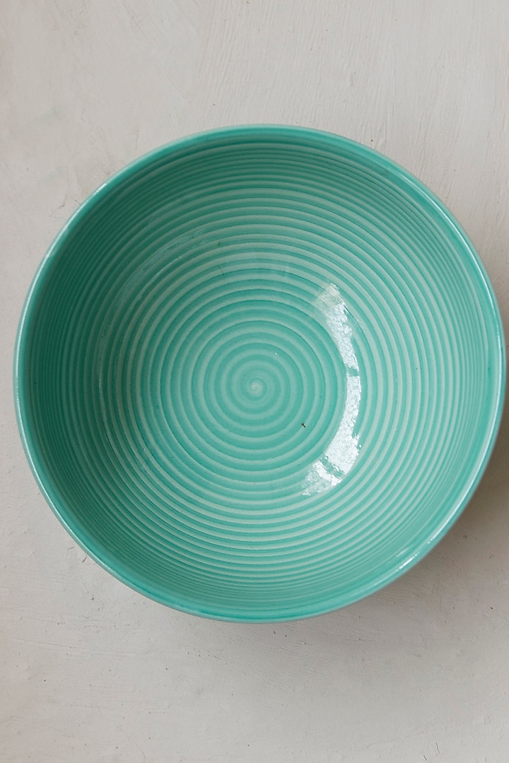 Sea Green Ceramic Bowl by The 7 Dekor at Pernia's Pop Up Shop