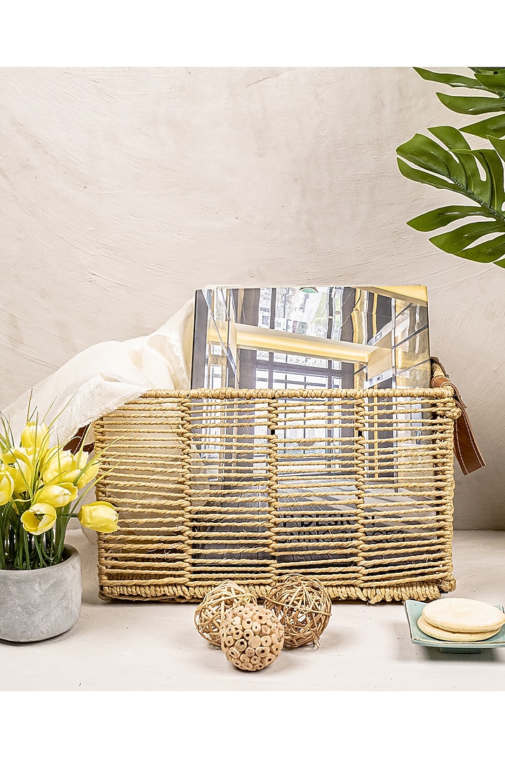 Natural Brown Jute Basket by The 7 Dekor at Pernia's Pop Up Shop
