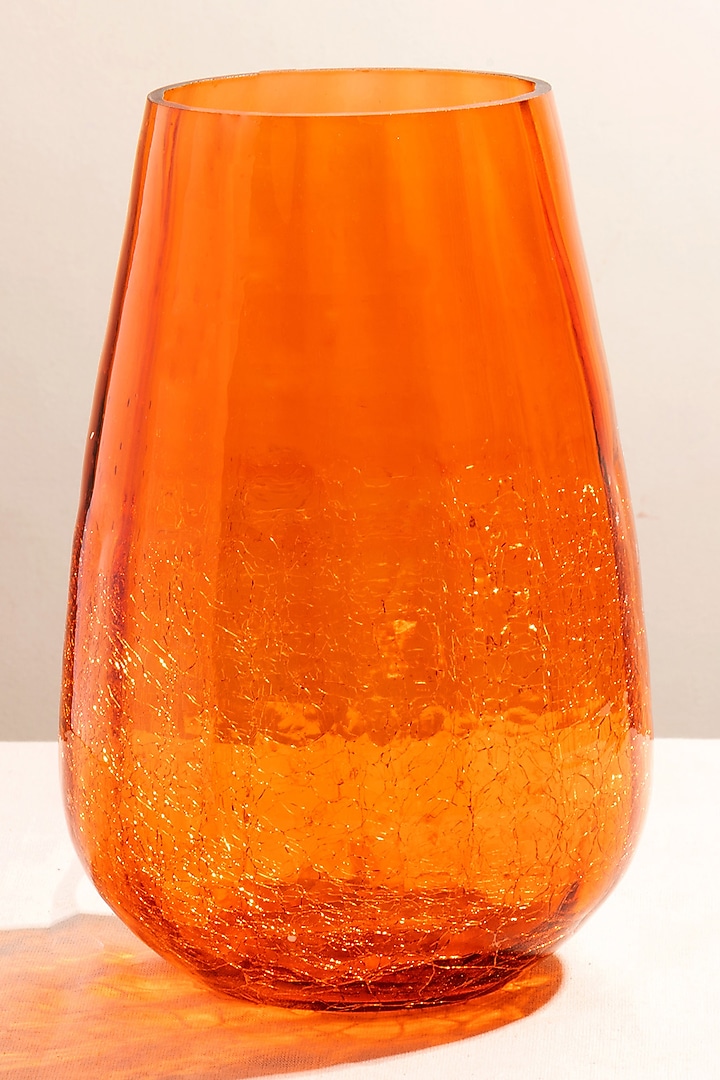 Golden Yellow Celestial Glass Vase by The 7 Dekor at Pernia's Pop Up Shop